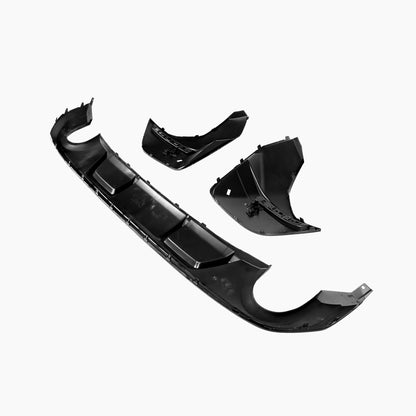 BMW 4 Series Gran Coupe G26 (2021–present) 430i MP Competition Rear Diffuser For G26(4D) Gloss Black