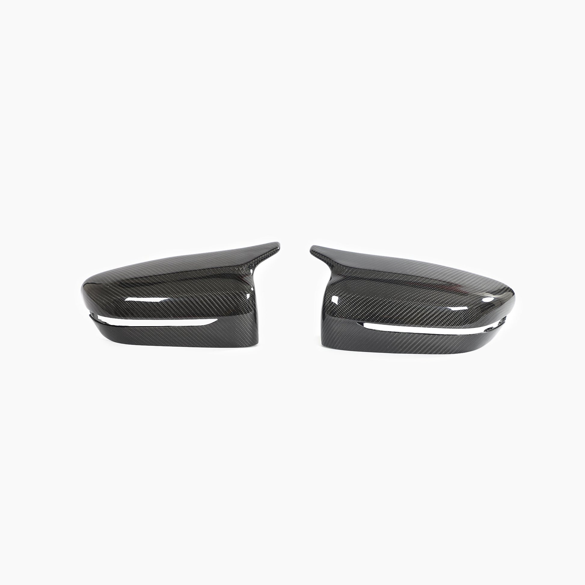 ST Style Carbon Fiber REPLACEMENT Mirror Caps for BMW G20/G30 G31 /G11 G12 (2017–2023)