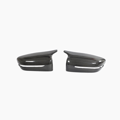 ST Style Carbon Fiber REPLACEMENT Mirror Caps for BMW G20/G30 G31 /G11 G12 (2017–2023)