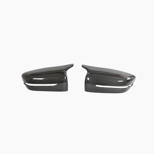 ST Style Carbon Fiber REPLACEMENT Mirror Caps for BMW G20/G30 G31 /G11 G12 (2017–2023)