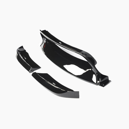 V Style Gloss Black Front Lip for BMW X5 E70 (2007-2013), X6 E71 (2008-2014)