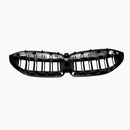 Dual Slat Gloss Black Front Grille For BMW 3 Series G20(2019–present)