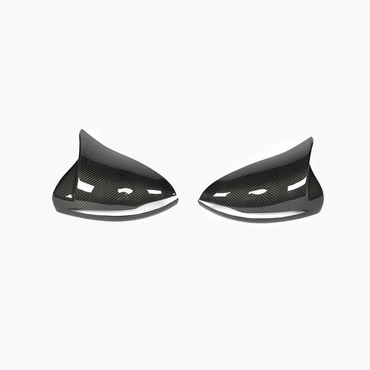 RHD Carbon Fiber add on Mirror Caps For Mercedes Benz C‑Class W205 Pre‑Facelift & E‑Class W213 Pre‑Facelift & S‑Class W222 Pre‑Facelift (2014-2018)