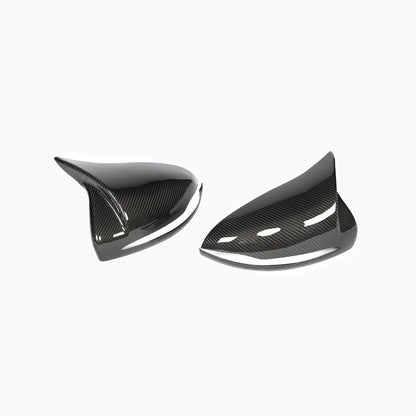 RHD Carbon Fiber add on Mirror Caps For Mercedes Benz C‑Class W205 Pre‑Facelift & E‑Class W213 Pre‑Facelift & S‑Class W222 Pre‑Facelift (2014-2018)