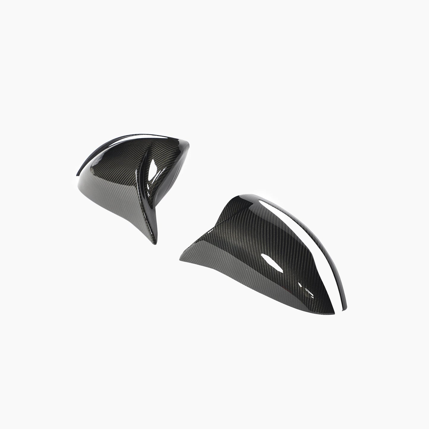 RHD Carbon Fiber add on Mirror Caps For Mercedes Benz C‑Class W205 Pre‑Facelift & E‑Class W213 Pre‑Facelift & S‑Class W222 Pre‑Facelift (2014-2018)
