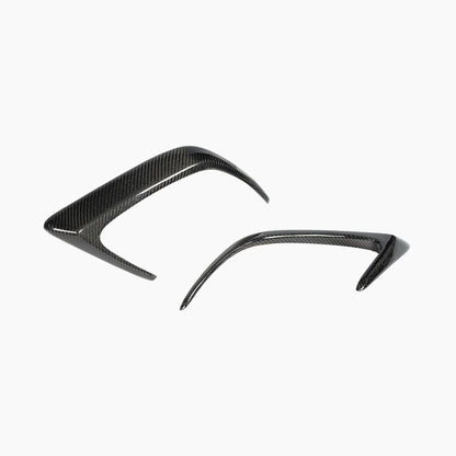 ST Style Carbon Fiber Rear Canards For Mercedes Benz C Class C63 AMG W205 Pre-Facelift 2015-2018