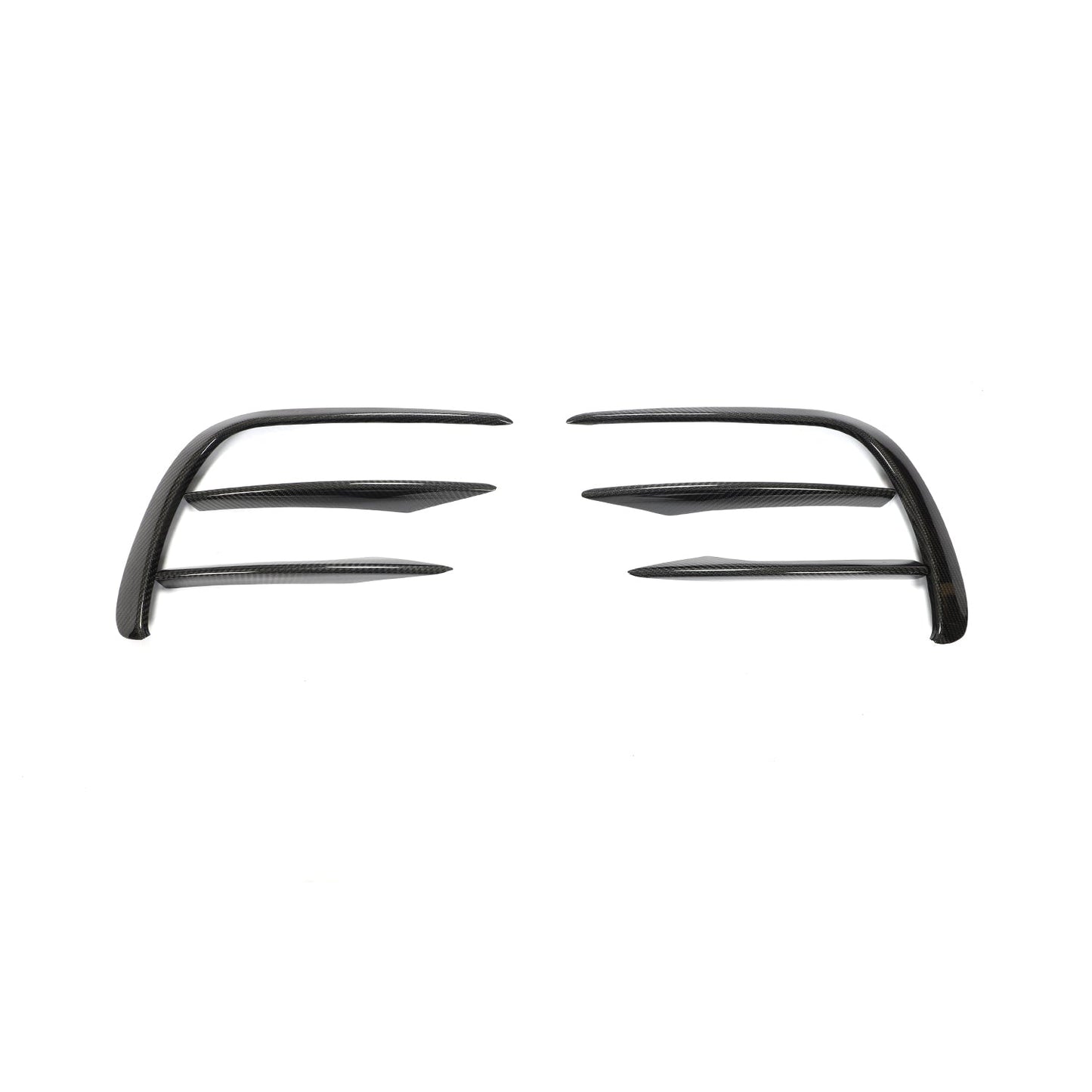 ST Style Carbon Fiber Front Canards for Mercedes Benz E-Class W213 Facelift Sport Sedan (2021-2023)