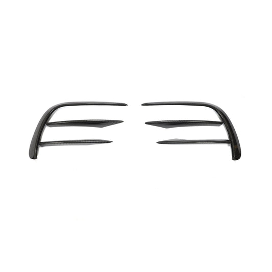 ST Style Carbon Fiber Front Canards for Mercedes Benz E-Class W213 Facelift Sport Sedan (2021-2023)