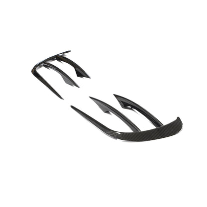 ST Style Carbon Fiber Front Canards for Mercedes Benz E-Class W213 Facelift Sport Sedan (2021-2023)