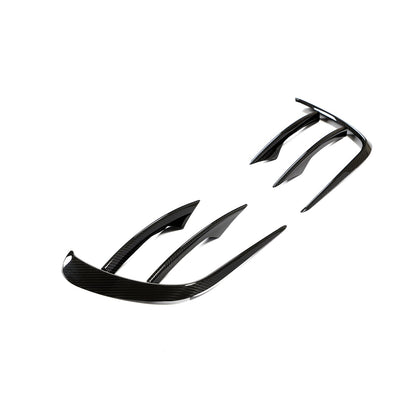 ST Style Carbon Fiber Front Canards for Mercedes Benz E-Class W213 Facelift Sport Sedan (2021-2023)