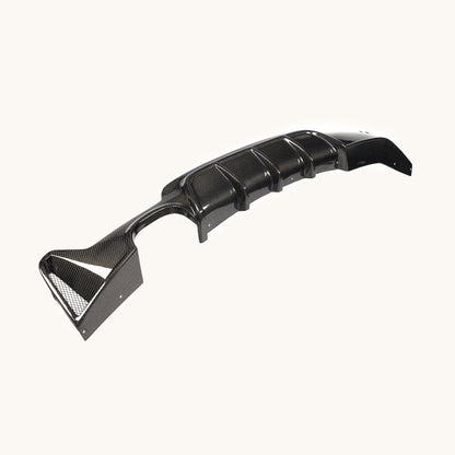 Performance Style Carbon Fiber Rear Diffuser for BMW 4 Series F32/F33/F36 M Sport Dual Exhaust (2014-2020)