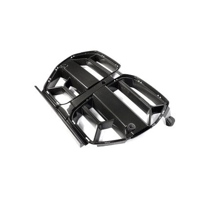 CSL Style Prepreg Carbon Fiber Front Grille Without ACC for BMW M3 G80/G81 M4 G82/G83 (2021+)