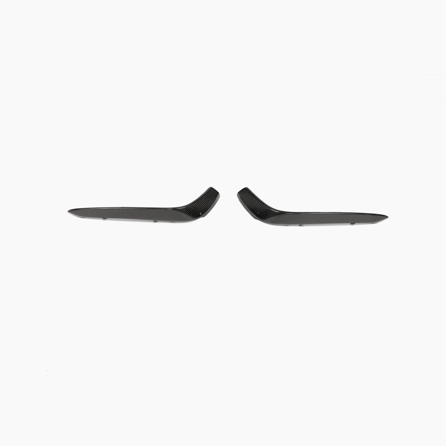 ST Style Carbon Fiber Front Canards for Mercedes Benz C Class C63 AMG W205 Pre-Facelift 2015-2018