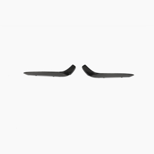 ST Style Carbon Fiber Front Canards for Mercedes Benz C Class C63 AMG W205 Pre-Facelift 2015-2018