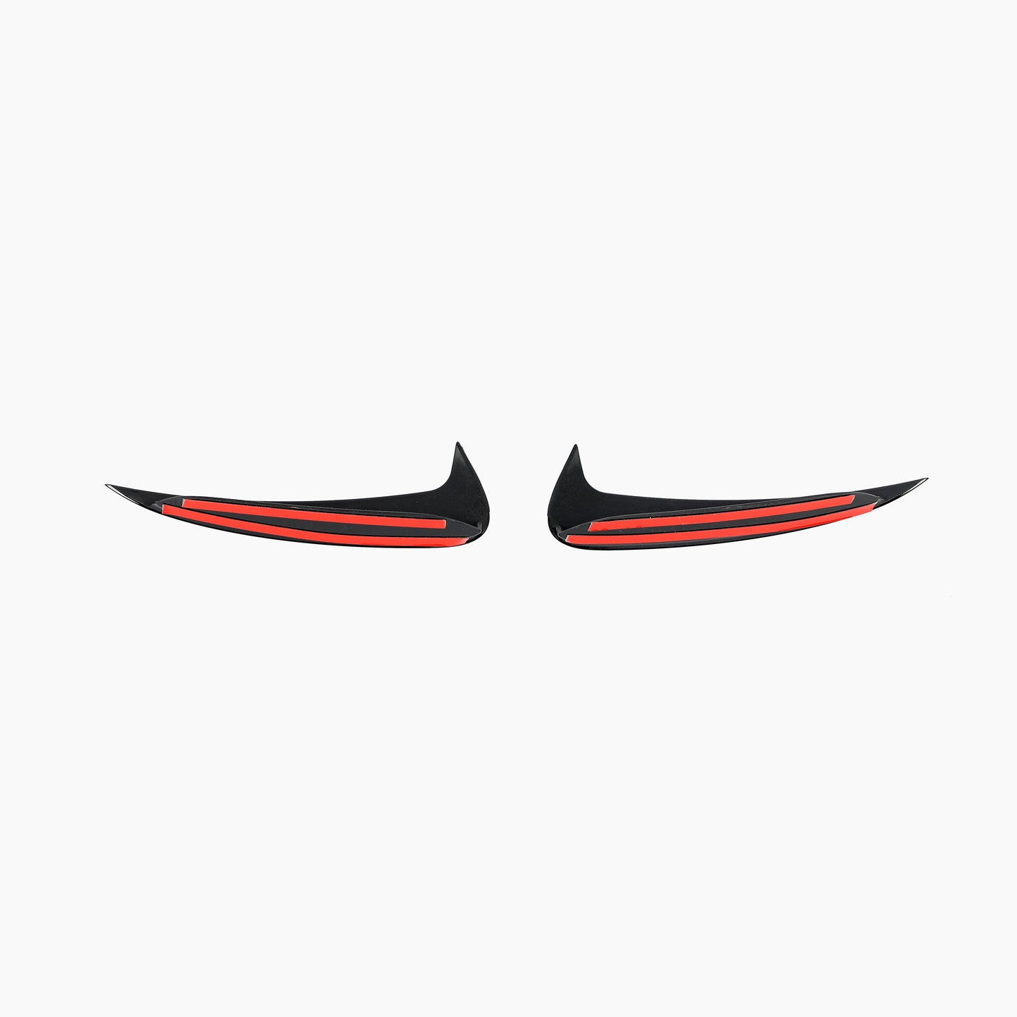 Gloss Black Rear Bumper Vent For Mercedes Benz C63 AMG W205 Pre‑Facelift (2015–2018)
