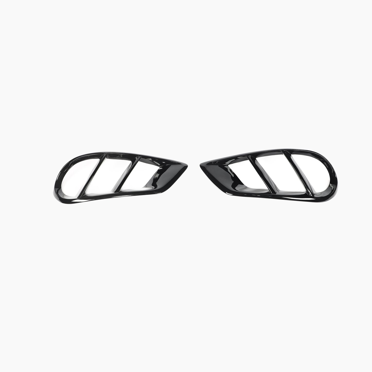 ST Style Gloss Black Front Air Vents for Mercedes Benz C-Class W205 Pre-Facelift (2014-2018)