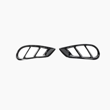 ST Style Gloss Black Front Air Vents for Mercedes Benz C-Class W205 Pre-Facelift (2014-2018)