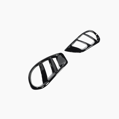 ST Style Gloss Black Front Air Vents for Mercedes Benz C-Class W205 Pre-Facelift (2014-2018)