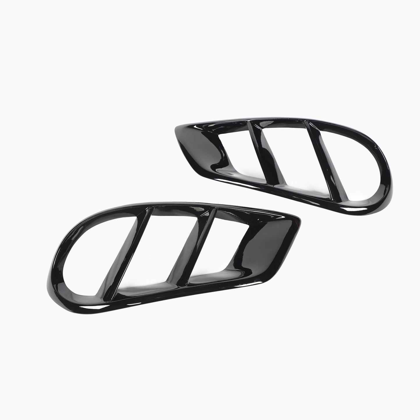 ST Style Gloss Black Front Air Vents for Mercedes Benz C-Class W205 Pre-Facelift (2014-2018)