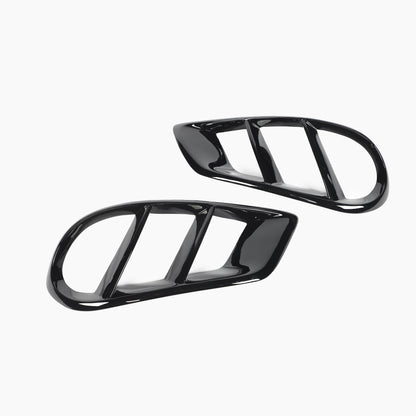 ST Style Gloss Black Front Air Vents for Mercedes Benz C-Class W205 Pre-Facelift (2014-2018)