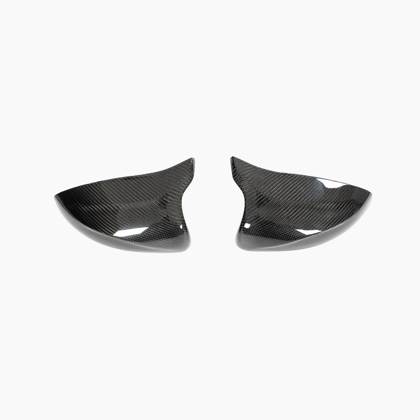 ST Style Carbon Fiber replacement  Mirror Caps for Audi A3 8V 8.5V (2012-2020) (With Lane Assist)