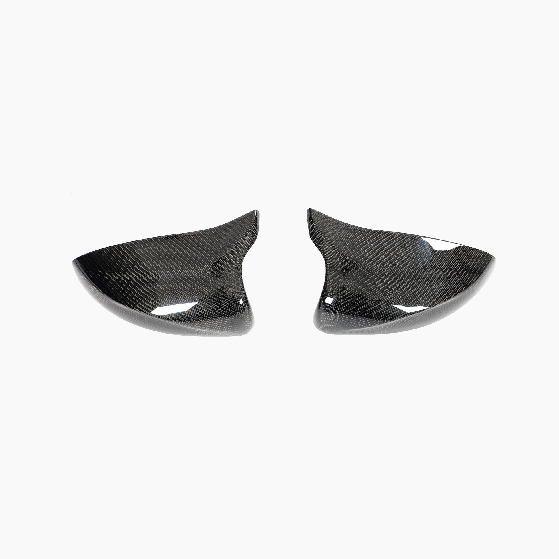 ST Style Carbon Fiber replacement  Mirror Caps for Audi A3 8V 8.5V (2012-2020) (With Lane Assist)