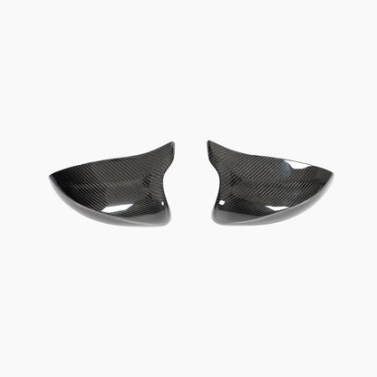 ST Style Carbon Fiber replacement  Mirror Caps for Audi A3 8V 8.5V (2012-2020) (With Lane Assist)