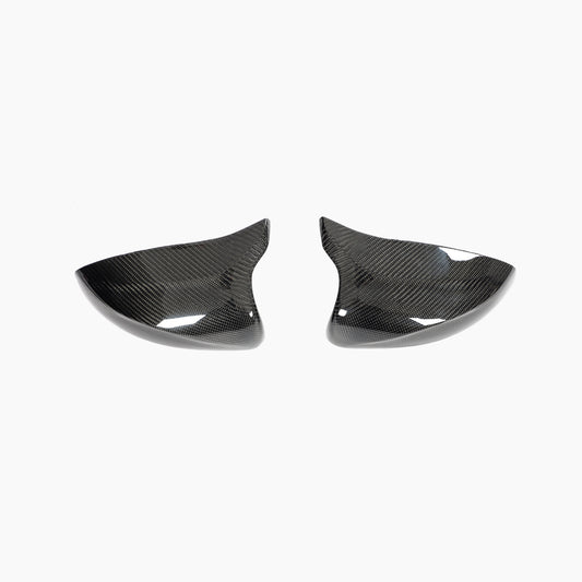 ST Style Carbon Fiber replacement  Mirror Caps for Audi A3 8V 8.5V (2012-2020) (With Lane Assist)