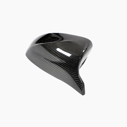 ST Style Carbon Fiber replacement  Mirror Caps for Audi A3 8V 8.5V (2012-2020) (With Lane Assist)