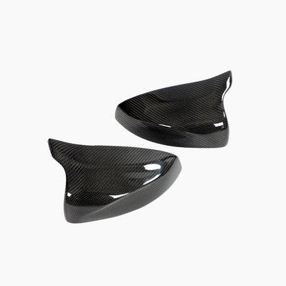 ST Style Carbon Fiber replacement  Mirror Caps for Audi A3 8V 8.5V (2012-2020) (With Lane Assist)