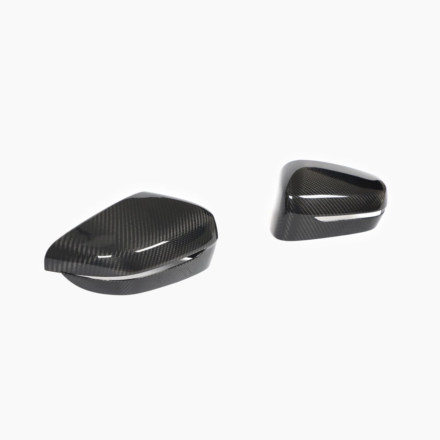 ST Style Carbon Fiber ADD ON Mirror Caps for BMW 3 Series G20 Pre-LCI(2019-2022)
