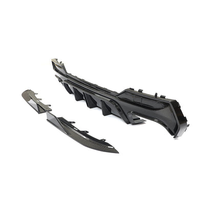 ST Style Carbon Fiber Rear Diffuser With Splitter for BMW 4 Series G22 G23 M Sport (2021+)