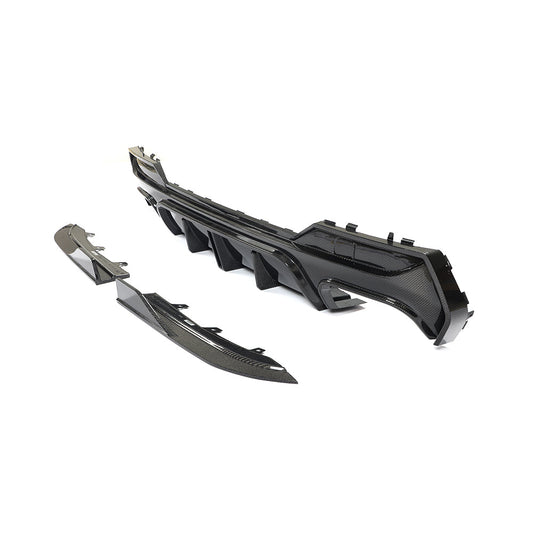 ST Style Carbon Fiber Rear Diffuser With Splitter for BMW 4 Series G22 G23 M Sport (2021+)