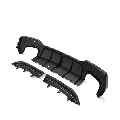 ST Style Carbon Fiber Rear Diffuser With Splitter for BMW 4 Series G22 G23 M Sport (2021+)