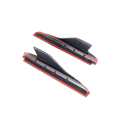 ST Style Carbon Fiber Side Splitters For Audi R8 4S Pre‑LCI (2016–2018)