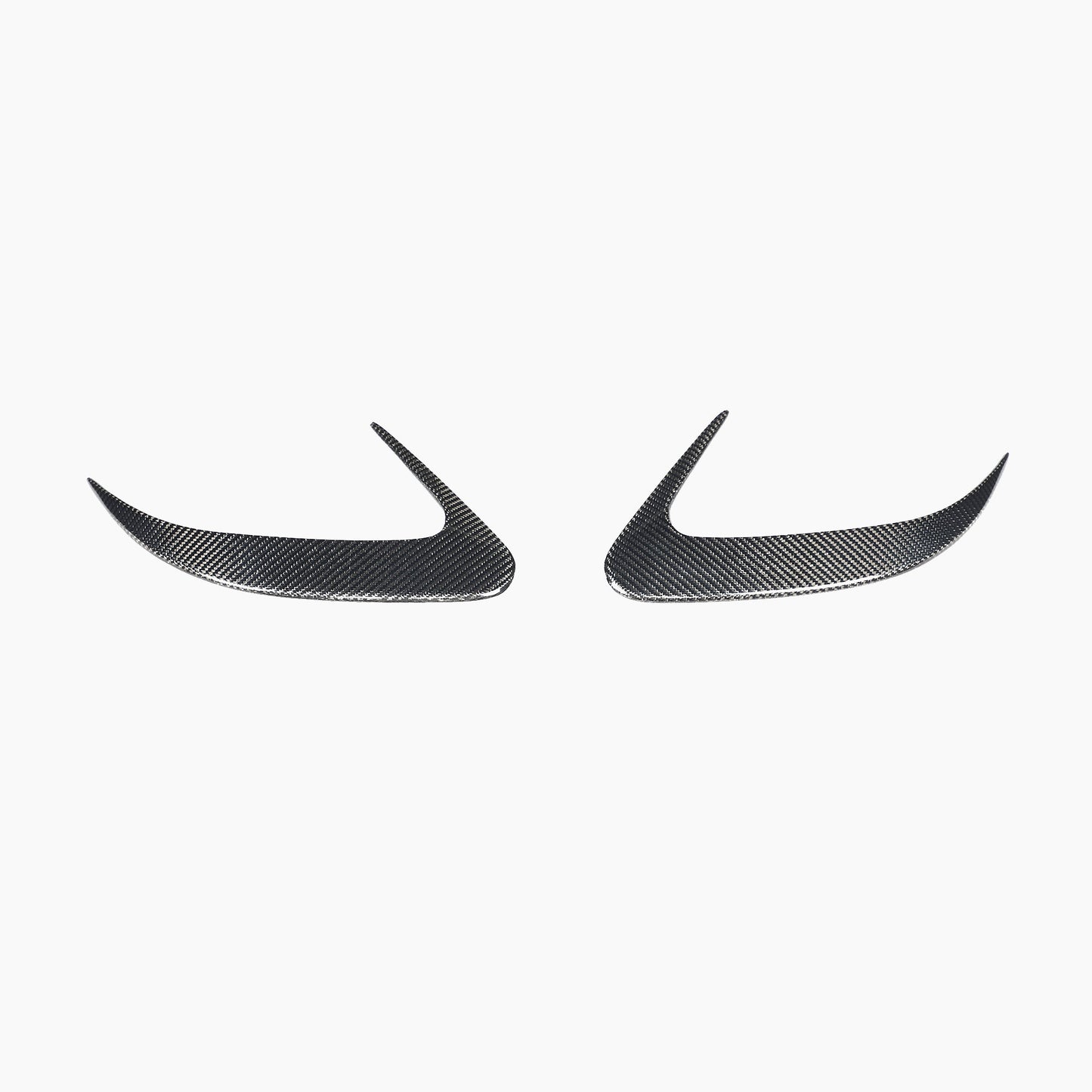 ST Style Carbon Fiber Rear Bumper Vents Trim for Mercedes Benz CLS C218 Facelift (2015–2017)