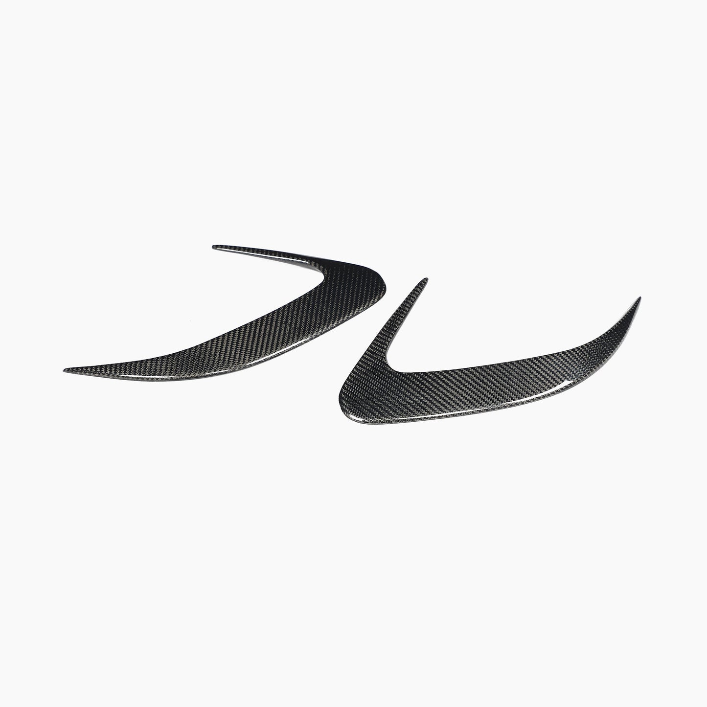 ST Style Carbon Fiber Rear Bumper Vents Trim for Mercedes Benz CLS C218 Facelift (2015–2017)