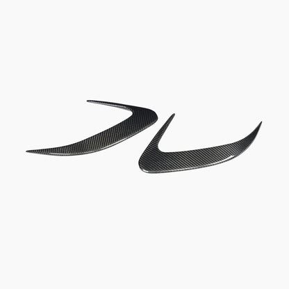ST Style Carbon Fiber Rear Bumper Vents Trim for Mercedes Benz CLS C218 Facelift (2015–2017)
