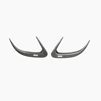 ST Style Carbon Fiber Rear Bumper Vents Trim for Mercedes Benz CLS C218 Facelift (2015–2017)