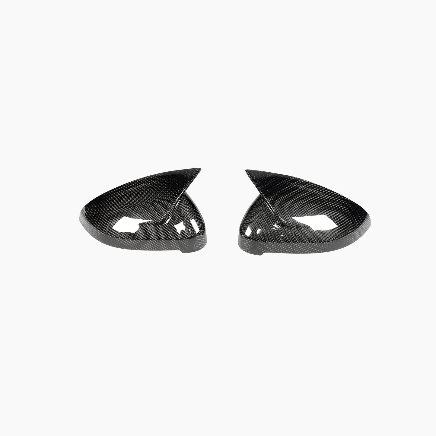 ST Style Carbon Fiber REPLACEMENT Mirror Caps for Audi A4/S4 B9 Pre-LCI (2016-2019)，A4/S4 B9.5 LCI (2020-2023),RS4 B9.5 (2019-2024)ne/S4 B9.5 LCI (2020-2023),RS4 B9.5 (2019-2024)