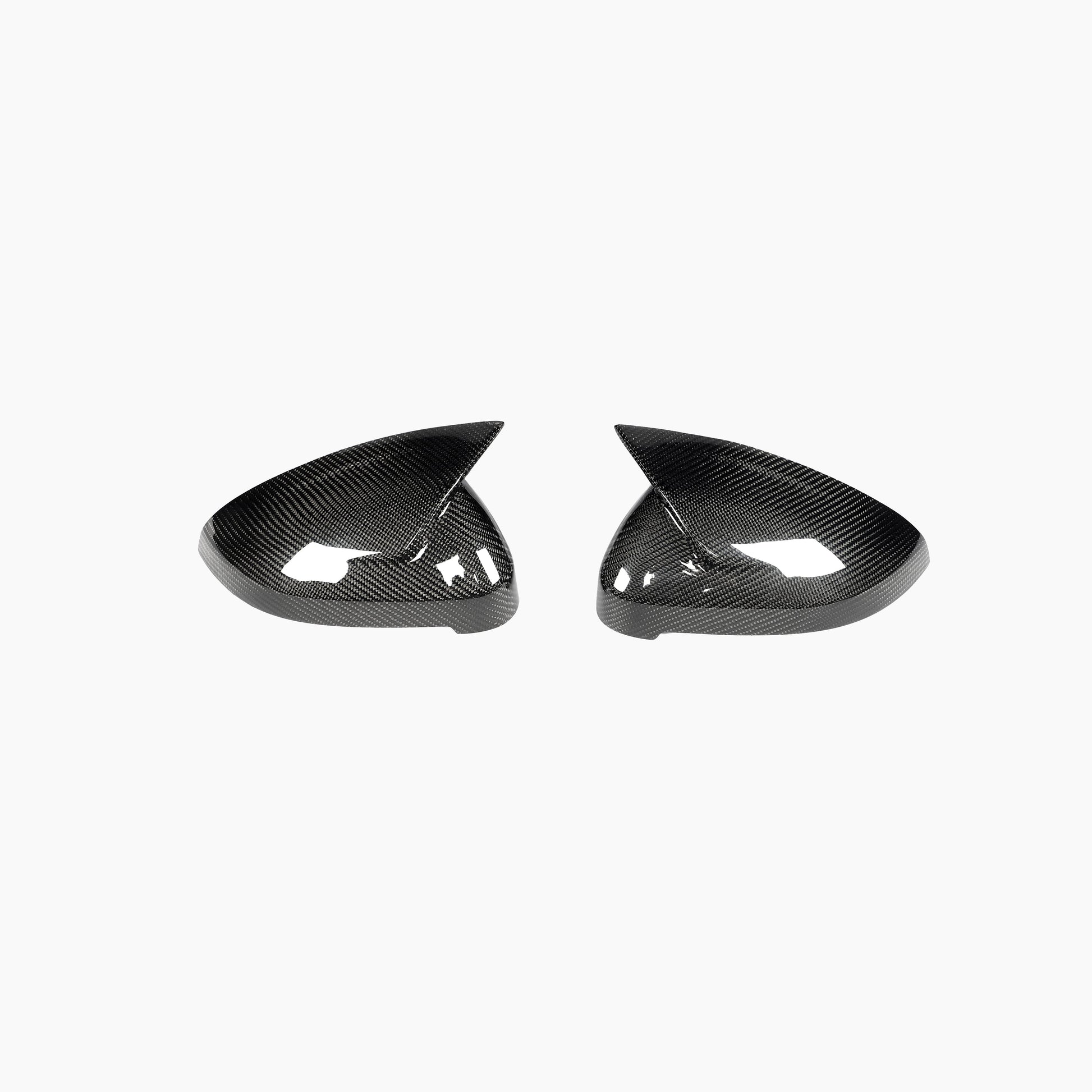 ST Style Carbon Fiber REPLACEMENT Mirror Caps for Audi A4/S4 B9 Pre-LCI (2016-2019)，A4/S4 B9.5 LCI (2020-2023),RS4 B9.5 (2019-2024)ne/S4 B9.5 LCI (2020-2023),RS4 B9.5 (2019-2024)