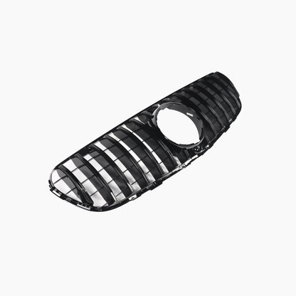 GT Style Gloss Black Front Grille For Mercedes Benz GLC C253 Pre-LCI(2017-2019)