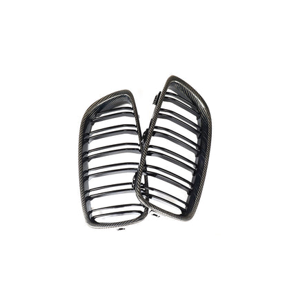 Dual Slat Carbon Fiber Front Grille for BMW 4 Series M3 M4 F80/F82/F83/F32/F33/F36 (2014-2020)