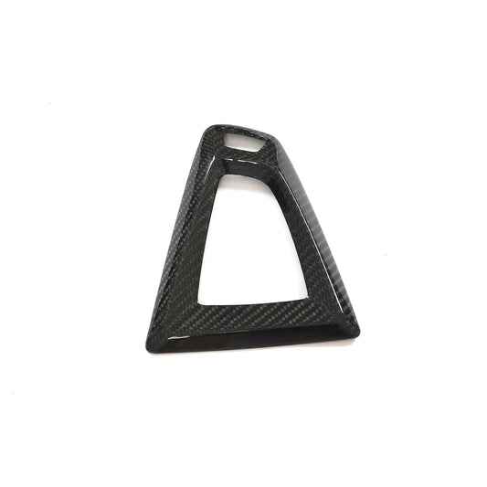LHD Carbon Fiber Gear Shift Knob Base Trim for BMW M3 F80, M4 F82/F83 (2014-2020)