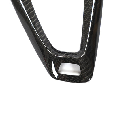 LHD Carbon Fiber Gear Shift Knob Base Trim for BMW M3 F80, M4 F82/F83 (2014-2020)