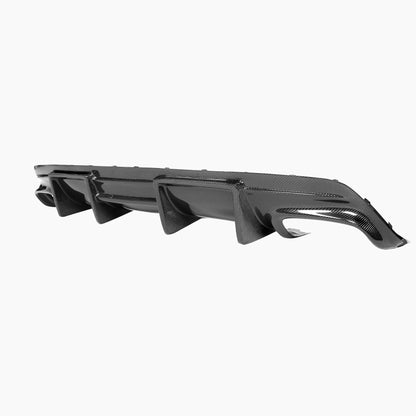 FD Style Carbon Fiber Rear Diffuser for Mercedes Benz CLA C117 & CLA 45 AMG  Pre‑Facelift & Facelift (2013–2019)