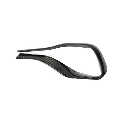 ST Style Carbon Fiber Front Bumper Vent Cover for Mercedes Benz GLA 45 S AMG & H247 Pre‑Facelift (2020-2022)