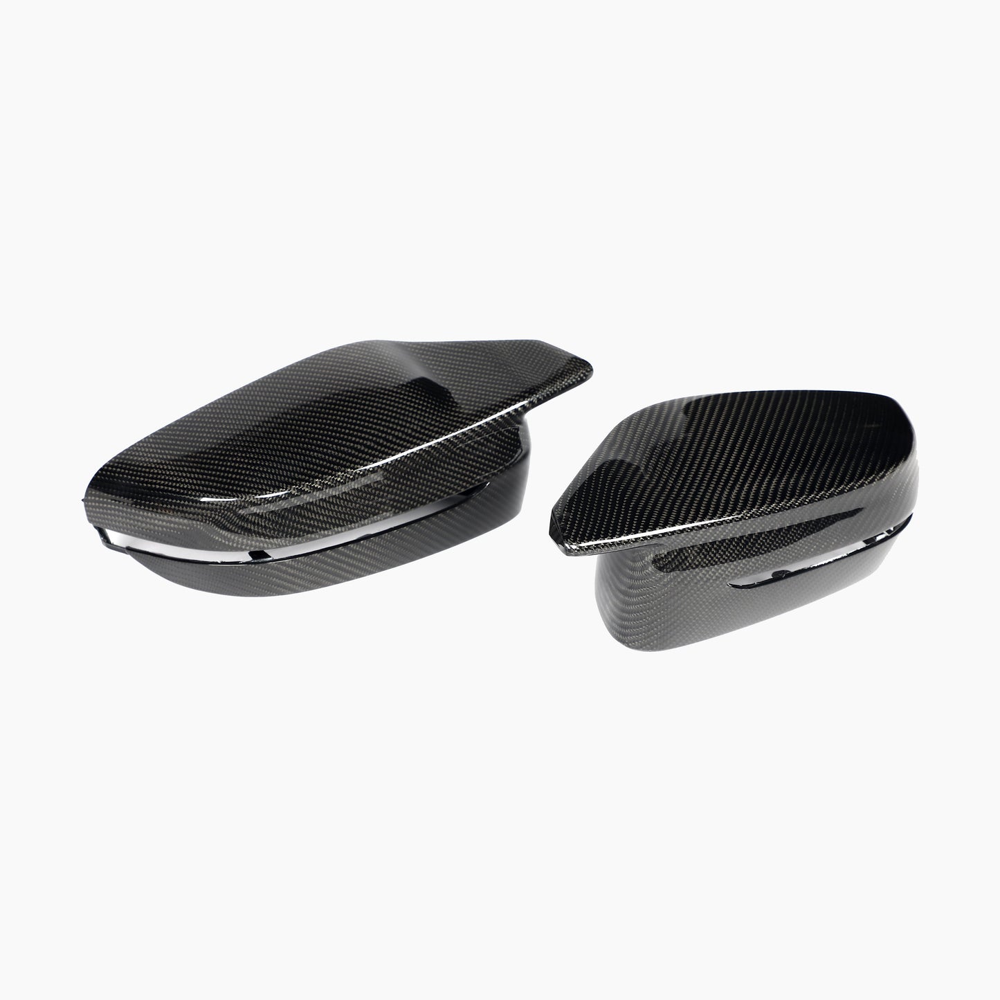 ST Style Carbon Fiber REPLACEMENT Mirror Caps For BMW M3 G80/G81 ,M4 G82/G83 ,3 Series G20/G21 ,2 Series G42 Coupé (2021+)