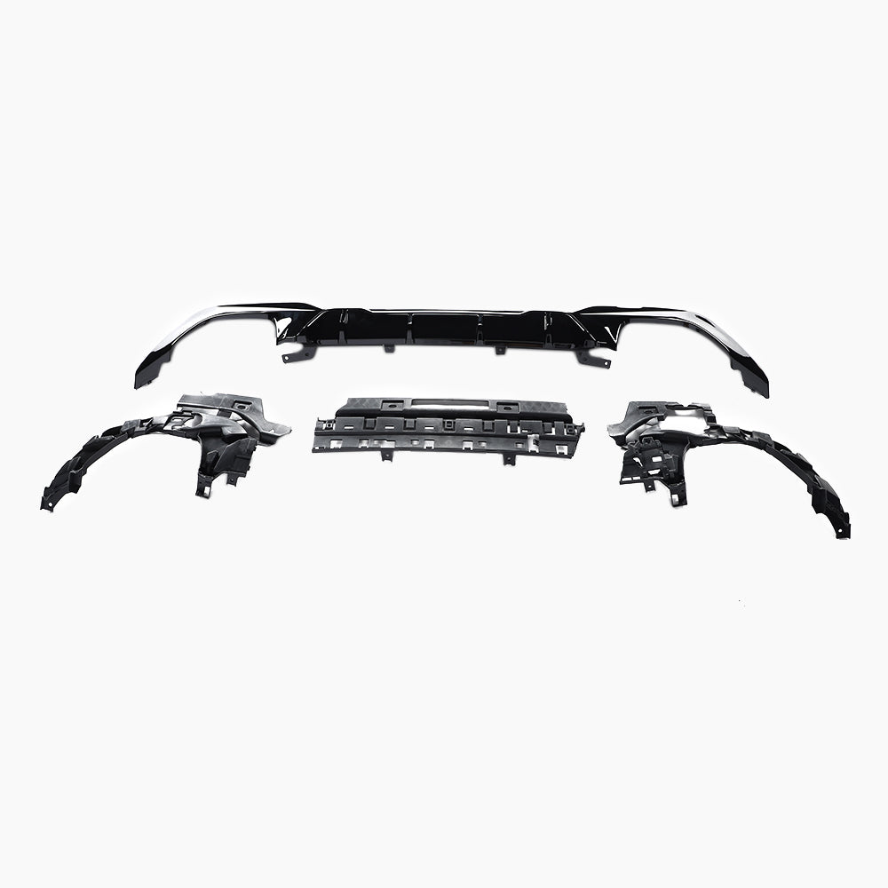 BMW 3 Series G20 (2019–present) MP Competition Rear Diffuser/For M-Tech 340i/  Gloss Black