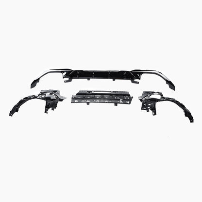 BMW 3 Series G20 (2019–present) MP Competition Rear Diffuser/For M-Tech 340i/  Gloss Black